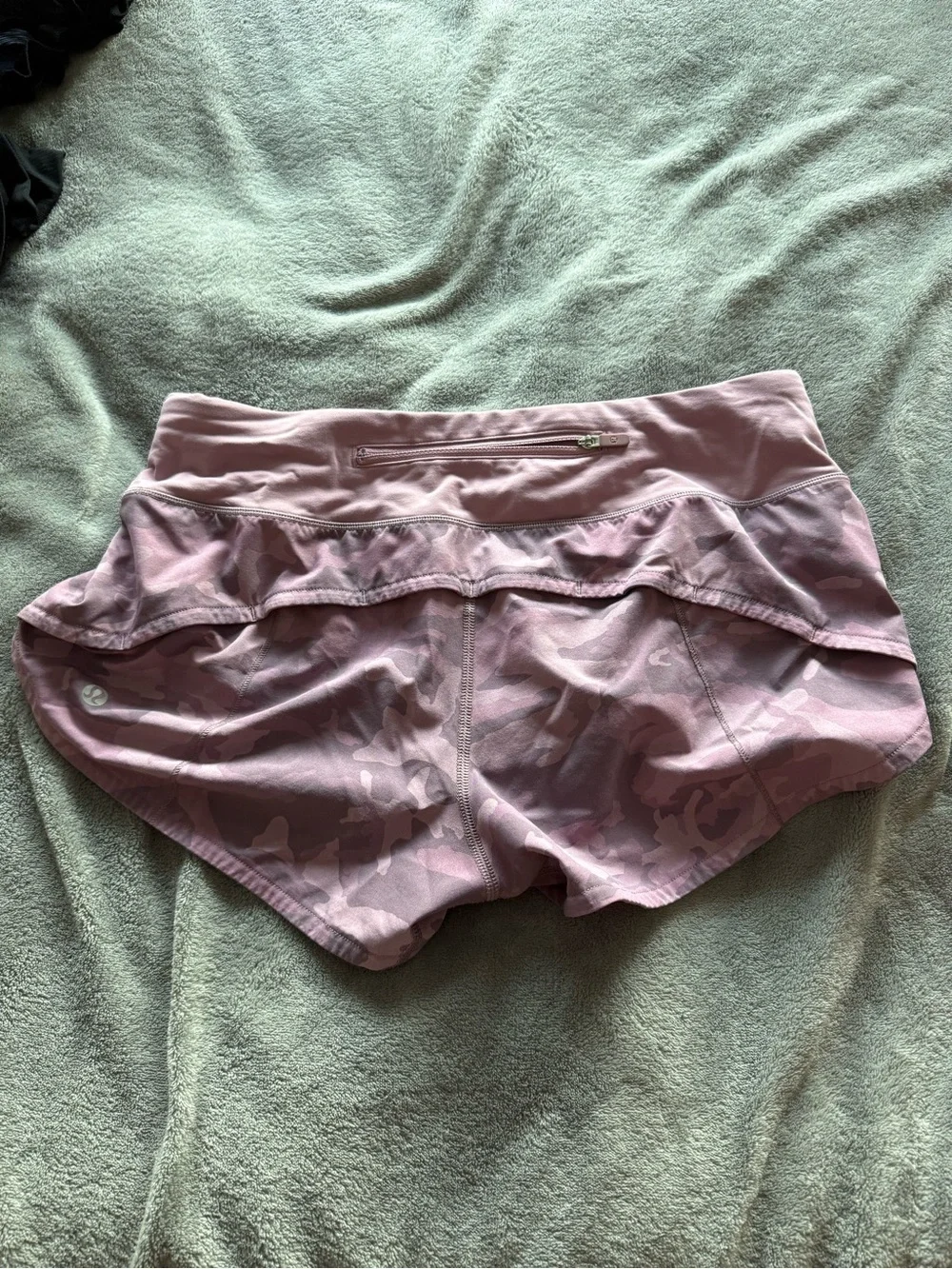 lululemon athletica Pink Camo Running Shorts